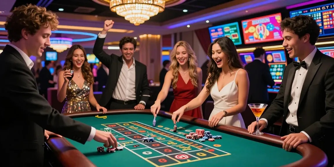 Experience excitement with rokok88 rtp at a vibrant casino table.