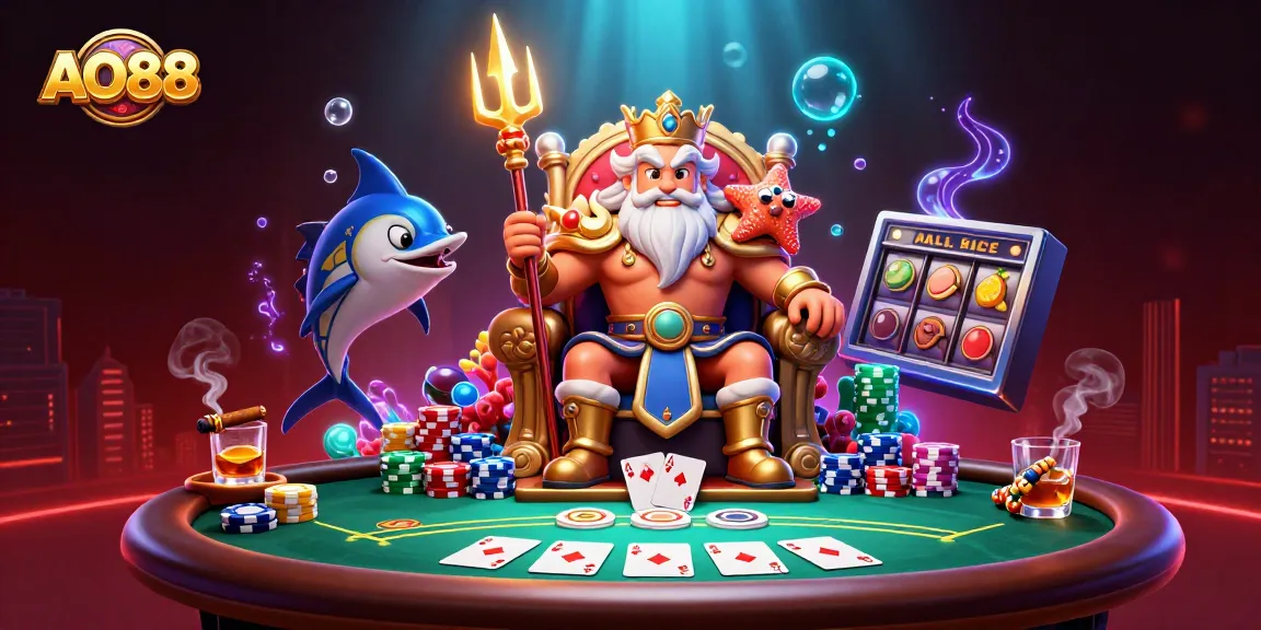 Experience thrilling gameplay at AO88 featuring vibrant characters and casino elements.