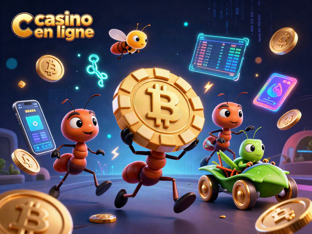 Les joueurs de casino en ligne participent à une aventure ludique pour gagner des jetons d'or.