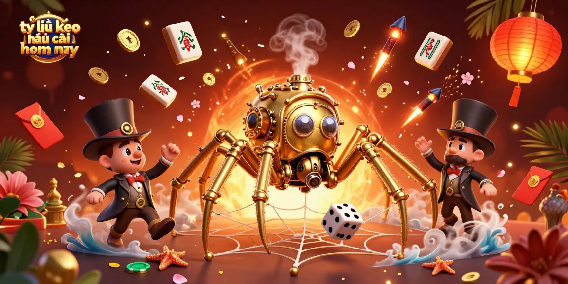 Bet on tỷ lệ kèo nhà cái hôm nay with an exciting steampunk casino-themed illustration.