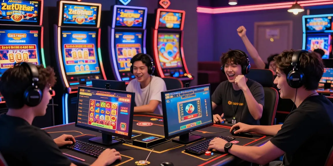 Exciting online gaming atmosphere with Slot Gacor Hari Ini Kartupoker, showcasing players engaging in thrilling live casino action.