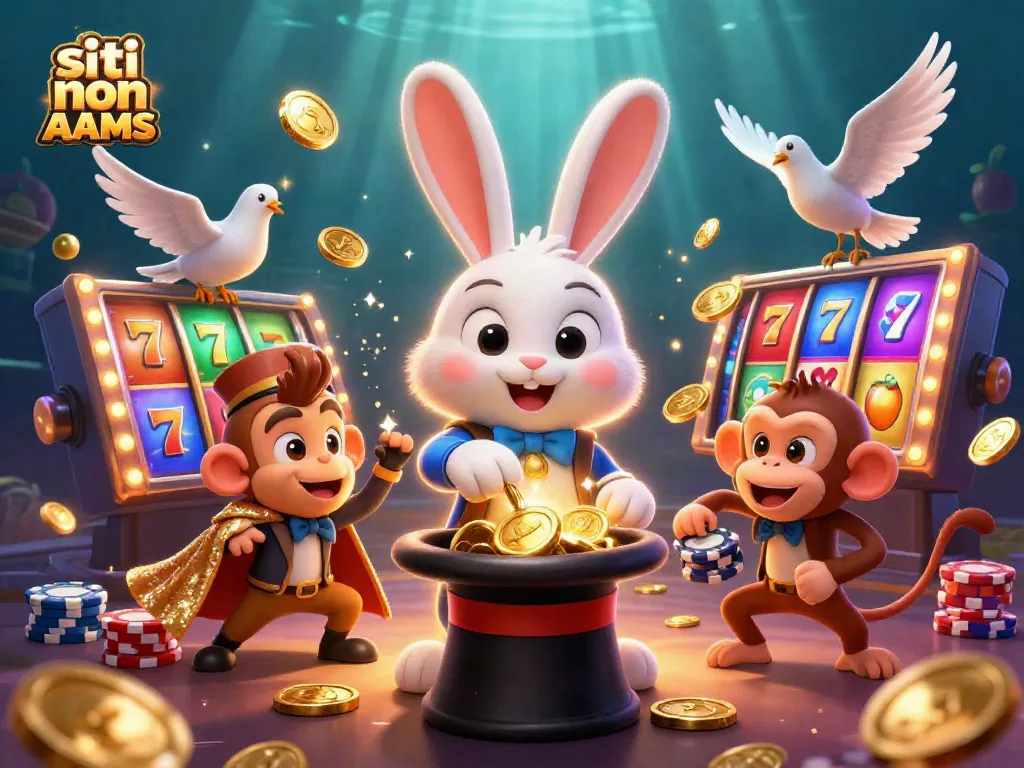 Vinci nei siti non AAMS con jackpot, frutta e divertimento in un'illustrazione coinvolgente