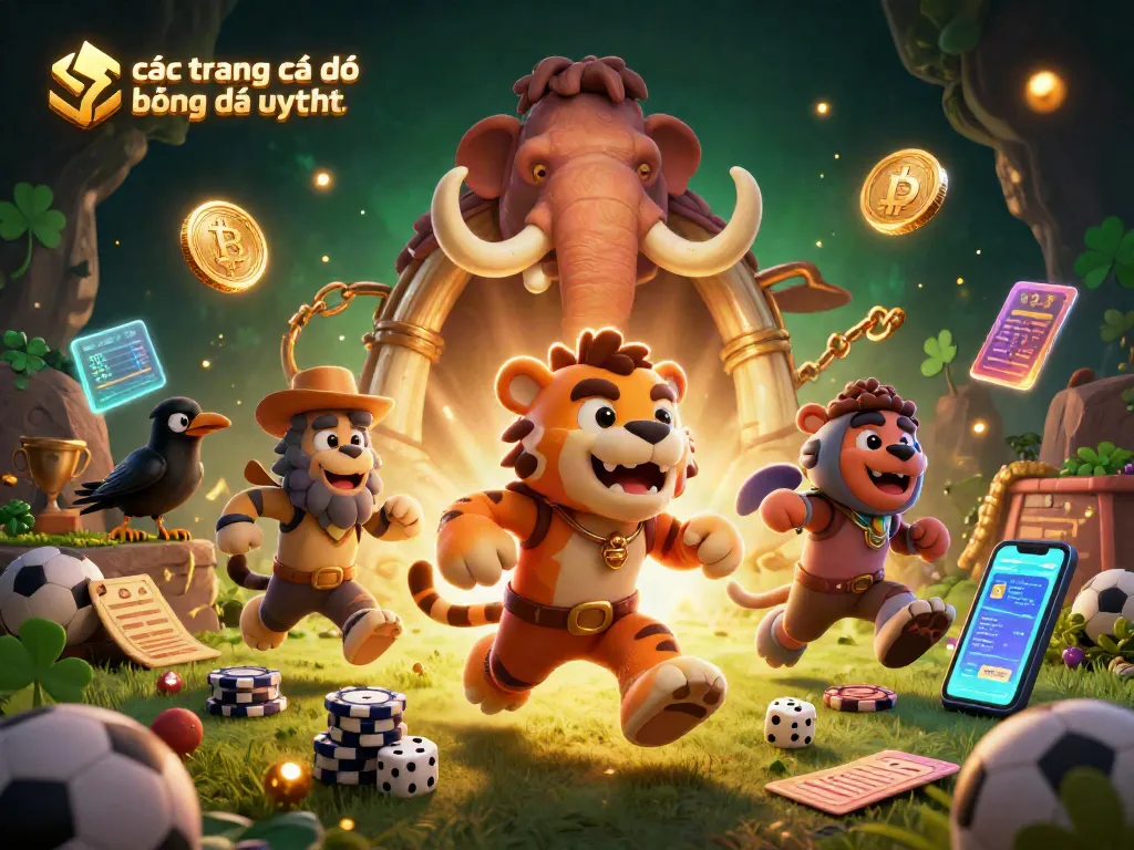 Các trang cá độ bóng đá uy tín với nhân vật vui nhộn chiến thắng trong sòng bạc.