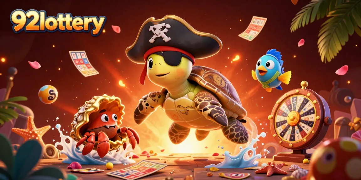 Engage with 92lottery's vibrant lottery-themed fantasy scene featuring colorful game elements.