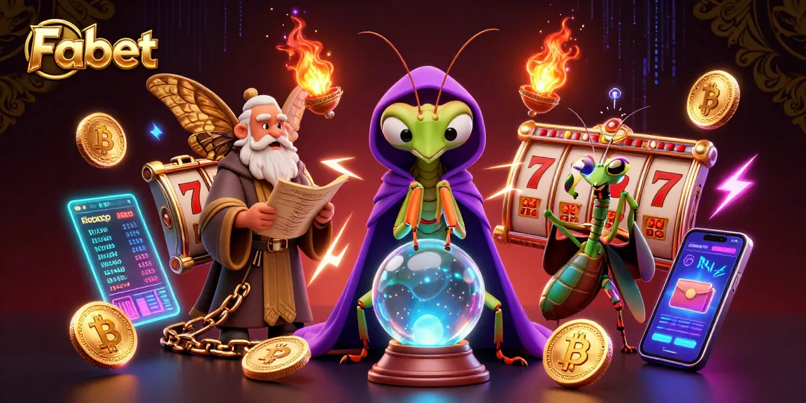 Explore Fabet's vibrant casino games in this rich, dynamic 3D illustration.