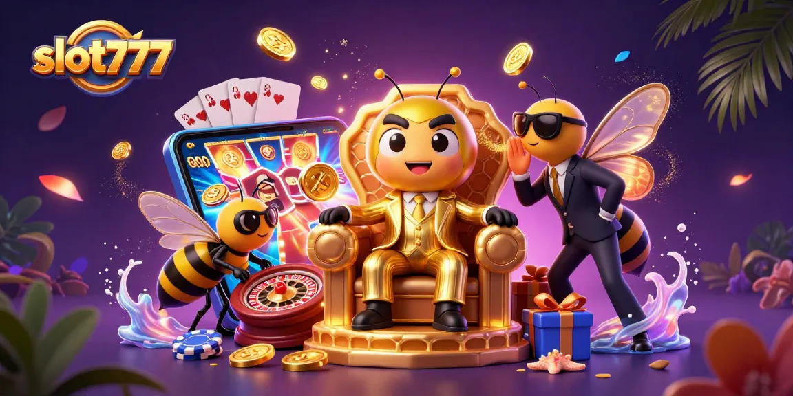 Spin to win with slot777 in a vibrant casino scene featuring lavish characters and exciting game elements.