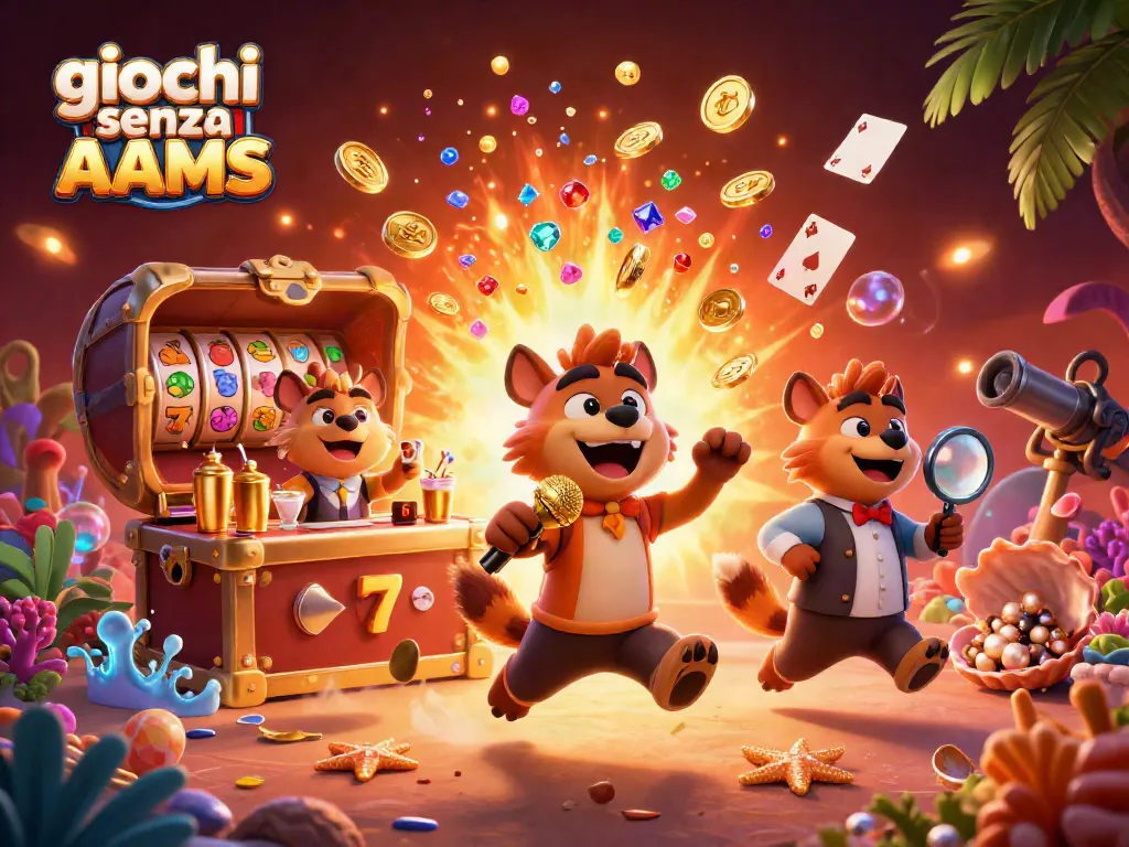 Goditi giochi senza AAMS in un casinò animato dai nostri treene di hyena particolari.