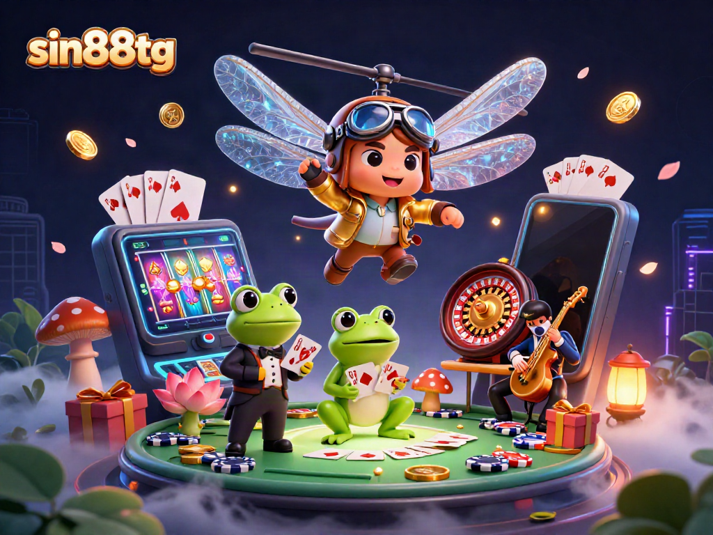 Experience thrilling gameplay at sin88tg with vibrant casino characters and elements.