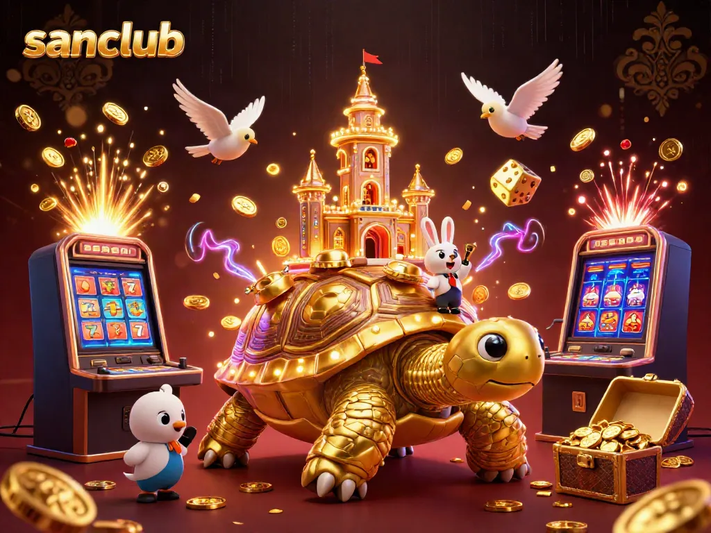 Experience thrilling gameplay at sanclub with epic jackpots and immersive casino elements.