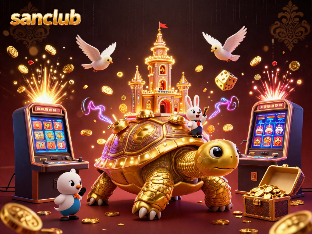 Experience thrilling gameplay at sanclub with epic jackpots and immersive casino elements.