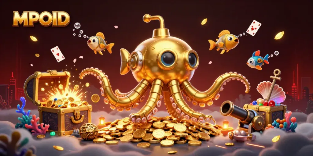 MPOID offers mesmerizing underwater adventures in a vibrant casino-themed world.