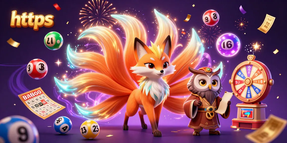 Engage with the exciting world of https gambling, featuring a vibrant fox spirit amidst colorful lottery elements.