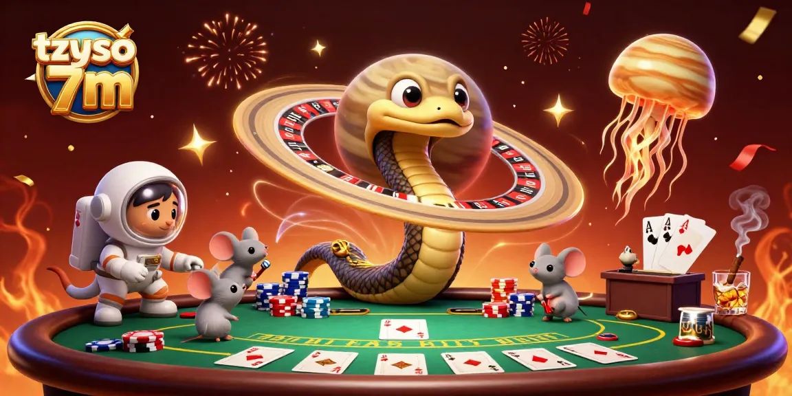Betting on the tỷ số 7m as astronaut mice place wagers on a cosmic roulette.