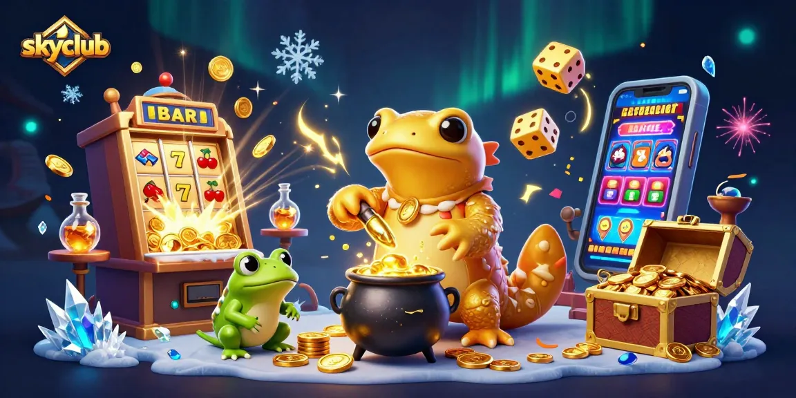 Experience winning strategies at skyclub with immersive 3D gaming and jackpot action.