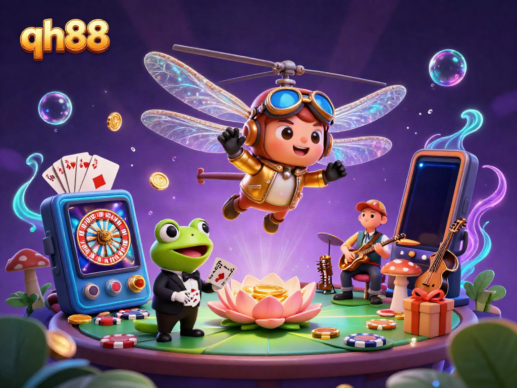Experience the enchanting world of qh88 with lively characters and dynamic casino elements.
