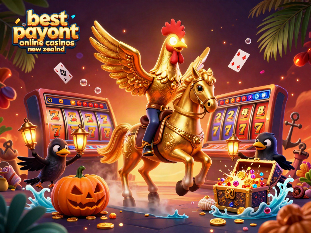 Experience high winnings at the best payout online casinos New Zealand with exciting 3D illustrations.