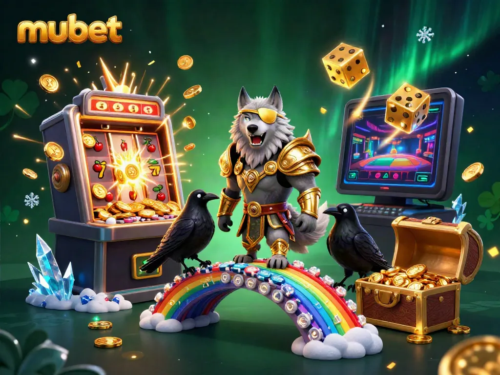 Play crucial casino games at mubet featuring vibrant 3D characters and jackpot elements.