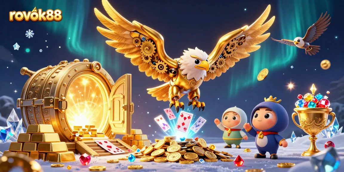 Engage with rokok88's exciting world of gameplay featuring holographic cards and treasure elements.