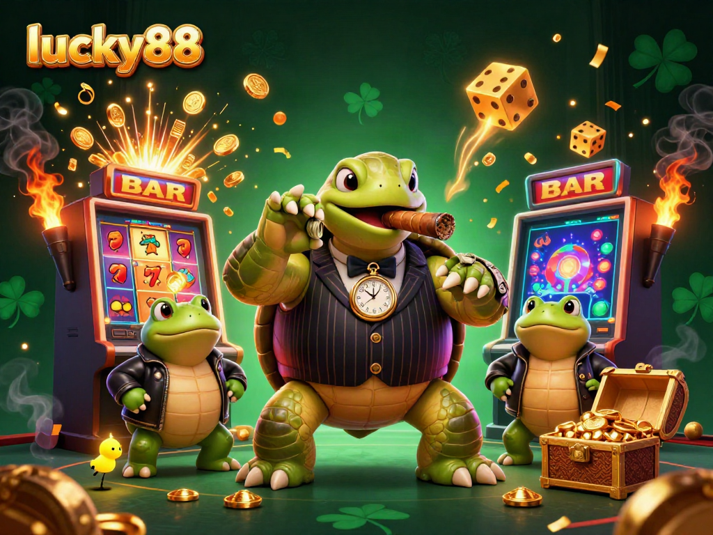 Experience lucky88's thrilling casino ambiance with captivating characters, action-packed elements, and engaging gameplay.