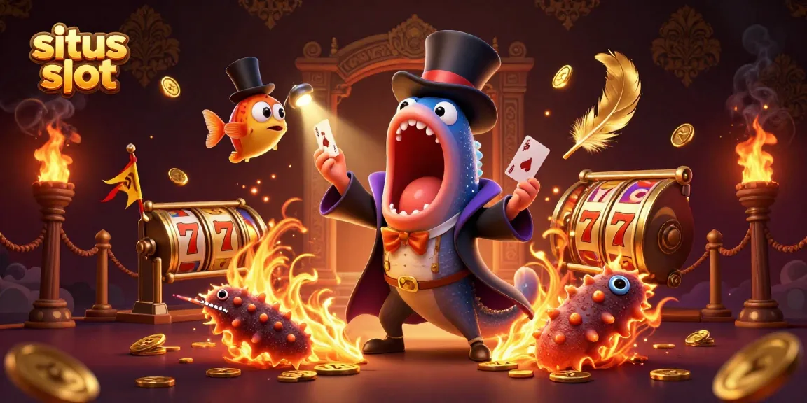Engage in thrilling situs slot games with enchanting characters amidst gold coins and dynamic gaming elements.