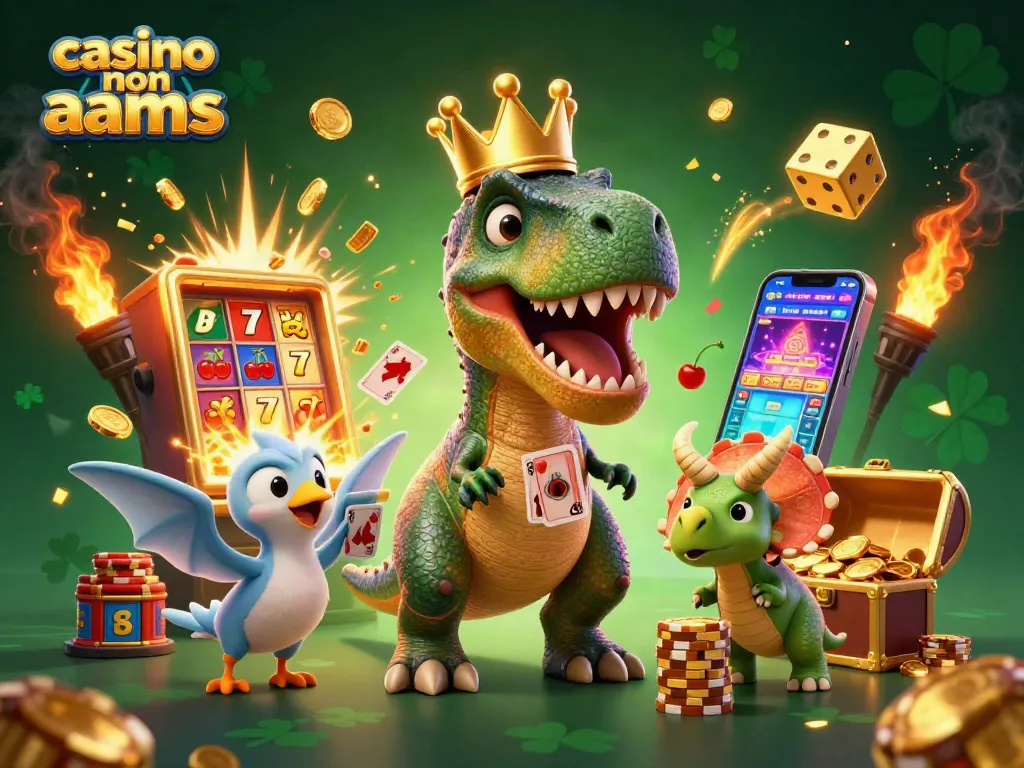 Scopri come i casinò non AAMS offrono divertimento con T-Rex e slot machine ricche di premi.