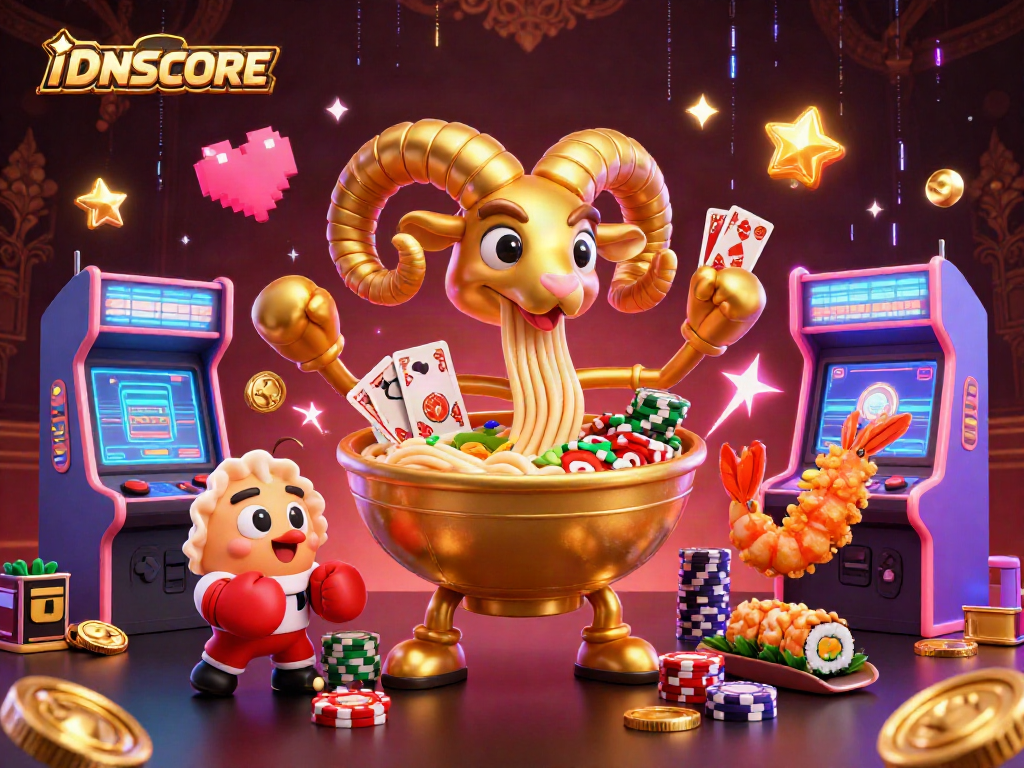 Engage with IDNSCORE's dynamic gaming world featuring vibrant characters and exciting elements.