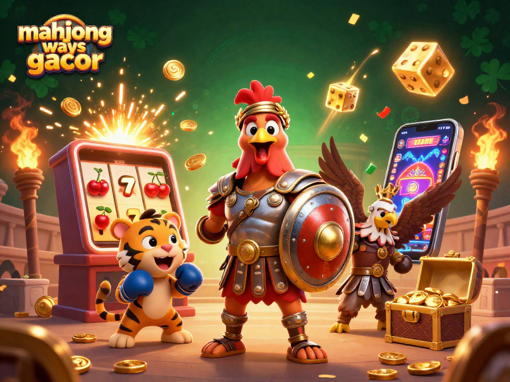 Engage with mahjong ways gacor through thrilling casino scenes featuring characters and vibrant elements.