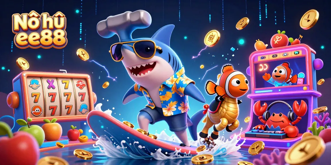 Spin and win with Nổ hũ ee88 by enjoying thrilling jackpot opportunities with vibrant slot symbols.