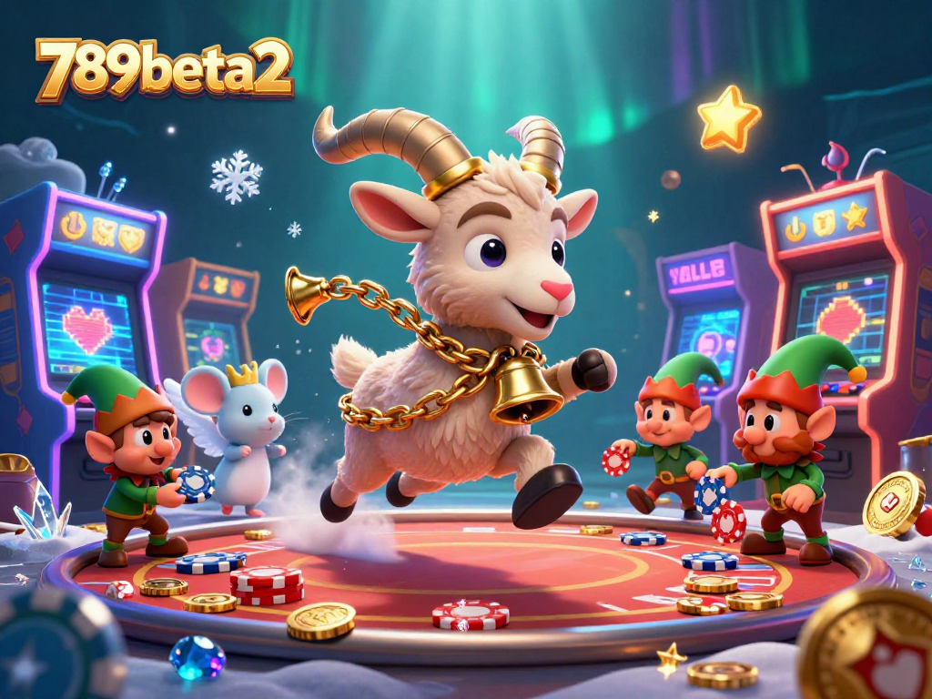 Experience the thrill of winning with 789beta2 at a casino run by cartoon characters in an exciting scene.