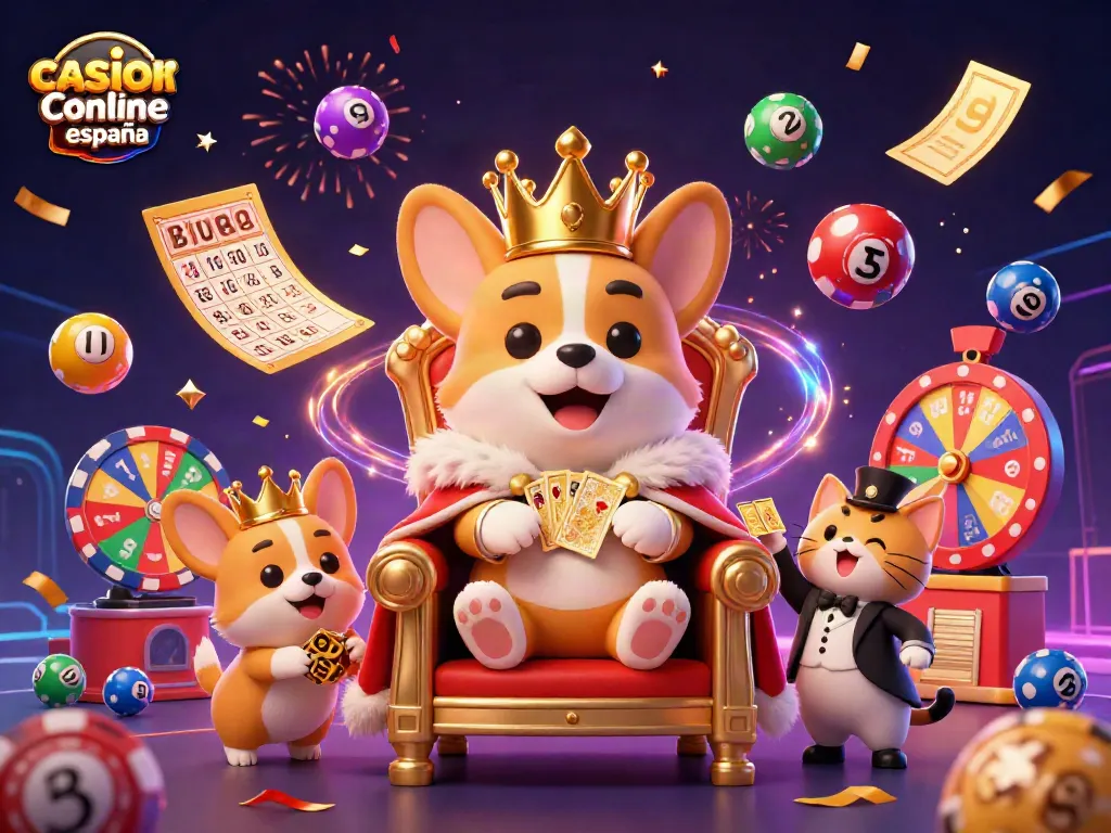 Gana en el mejor casino online España mientras juegas con corgi real y elementos de lotería.